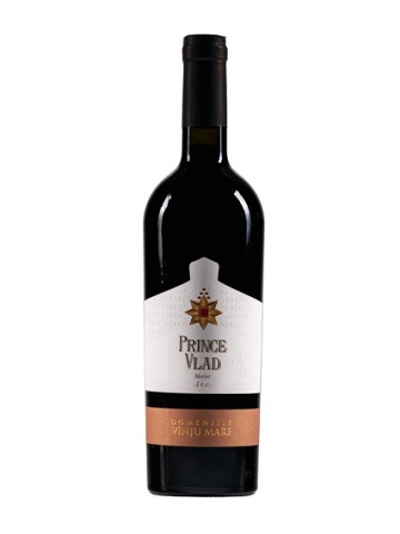 Vânju Mare Prince Vlad Merlot Rosu Sec 0.75L