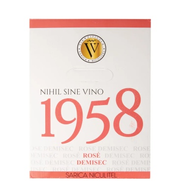 Via Viticola Sarica Niculitel Rose Demisec Bag in Box 3L