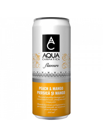 Aqua Carpatica Flavours Piersica & Mango Doza 4 x 0.33L
