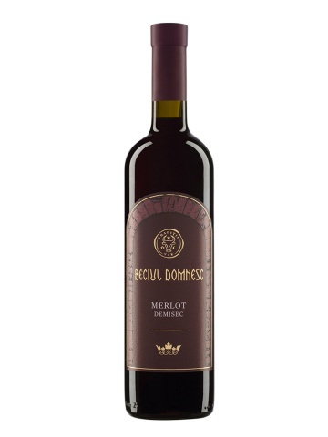 Beciul Domnesc, Merlot, Demisec, 13.5%, 0.75L