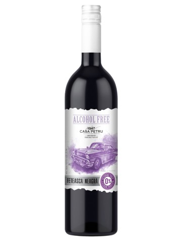 Casa Petru Feteasca Neagra Demidulce Vin Fara Alcool 0.75L
