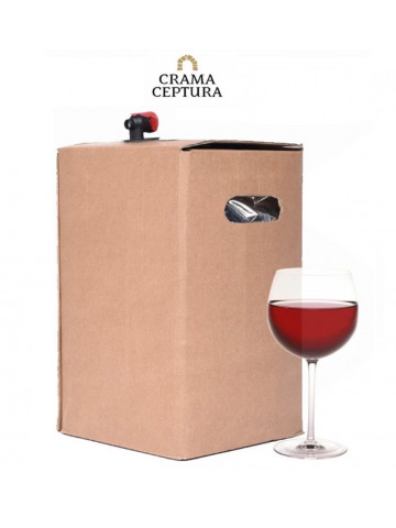 Crama Ceptura Rosu Demisec Bag In Box 10L