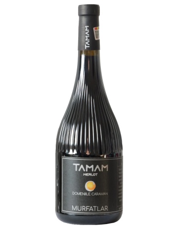 Domeniile Caraman Tamam Merlot Rosu Sec 0.75L