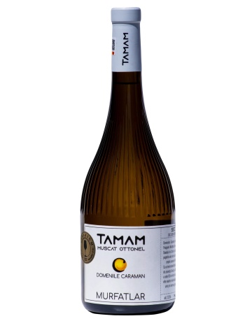 Domeniile Caraman Tamam Muscat Ottonel Sec 0.75L