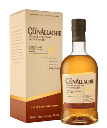 Glenallachie Amontillado Sherry Cask Finish Single Malt Scotch Whisky 9 YO 0.7L