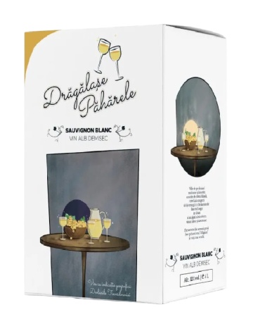 Jidvei Dragalase Paharele Sauvignon Blanc Demisec Bag in Box 10L