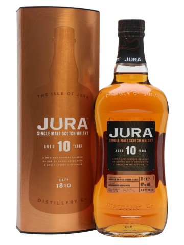 Jura Single Malt Scotch Whisky 10 YO 0.7L