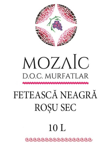 Mozaic Feteasca Neagra Sec Bag in Box 10L
