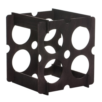 Raft Brick patrat negru 4 sticle vin