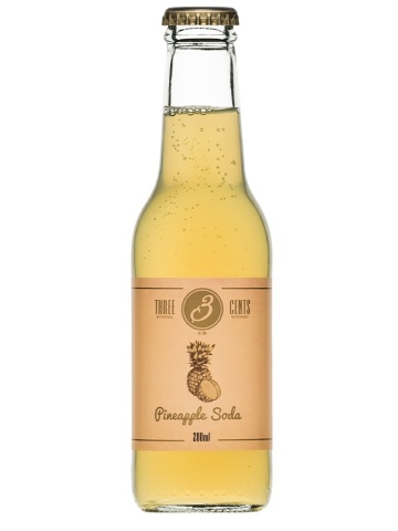 Three Cents Pineapple Soda 0.2L