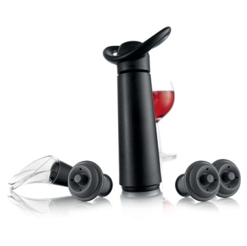 Vacu Vin Set pompa vacuumare, 3 dopuri si un antipicurator