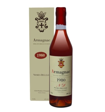 Armagnac Nismes Delclou 1980 0.7L