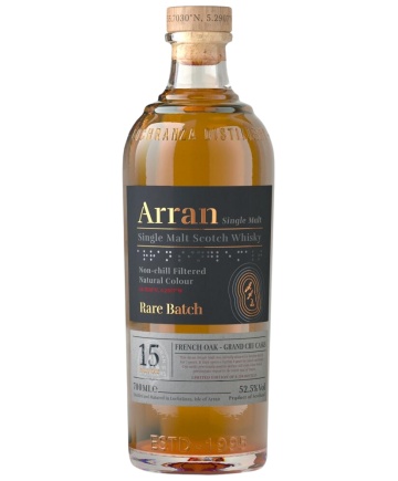 Arran 15 ani Rare Batch French Oak Grand Cru 52.5% 0.7L
