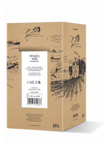 Cotnari Feteasca Alba Sec Bag in Box 10L