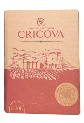 Cricova Tramonto Saperavi Bag in Box Rosu Demidulce 10L