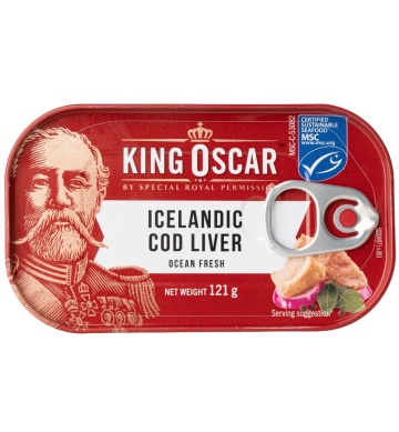 King Oscar Ficat de Cod 121g