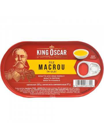 King Oscar Macrou File in Ulei 160g