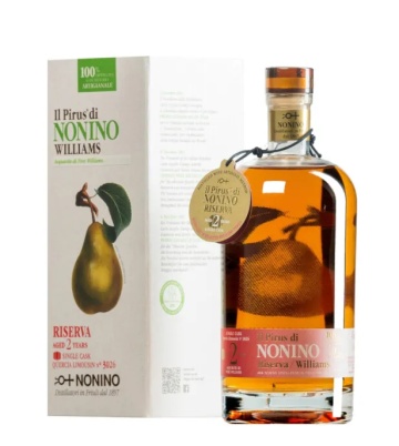 Nonino Grappa Pirus Williams Riserva Aged 2 Years 0.5L