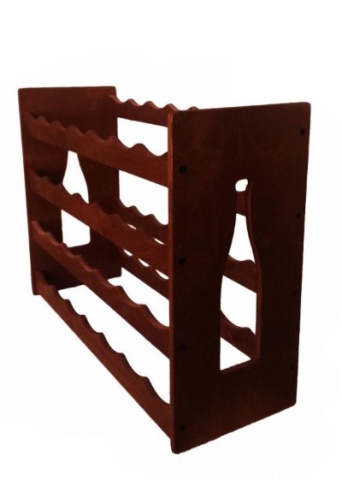 Raft lemn 28 sticle vin