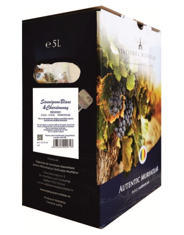 Statiunea Murfatlar Sauvignon Blanc & Chardonnay Bag in Box 5L
