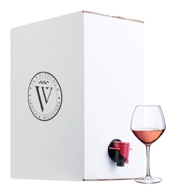 Via Viticola Sarica Niculitel Rose Demidulce Bag in Box 10L