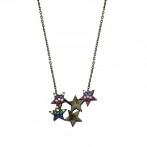 Wholesale Sterling Turkish Star Silver Necklace