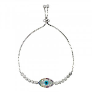 Wholesale Turkish Gemstone evil eye bracelet