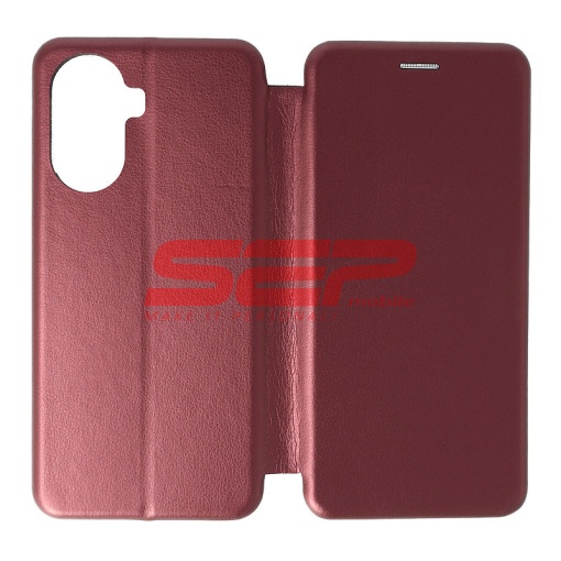Husa FlipCover Round Huawei nova Y70 / Y70 Plus Wine
