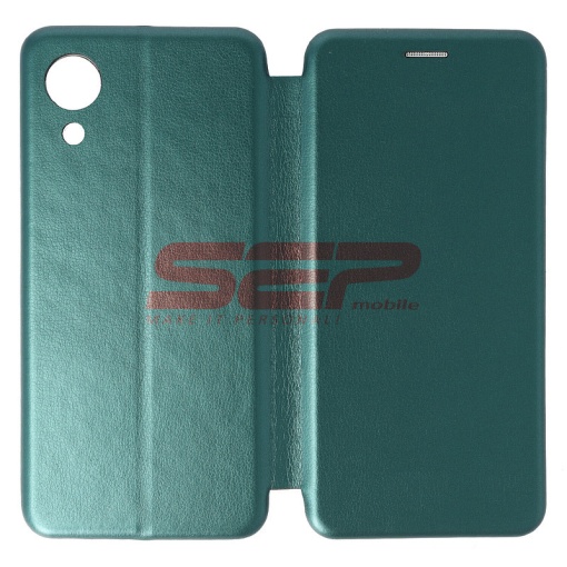 Husa FlipCover Round Samsung Galaxy A03 Core Sea Green