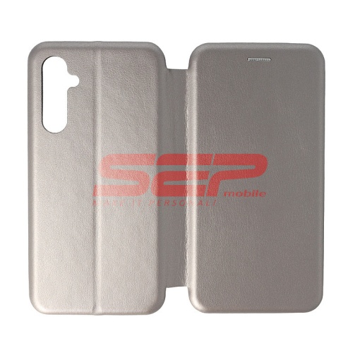 Husa FlipCover Round Samsung Galaxy A54 Fossil Grey