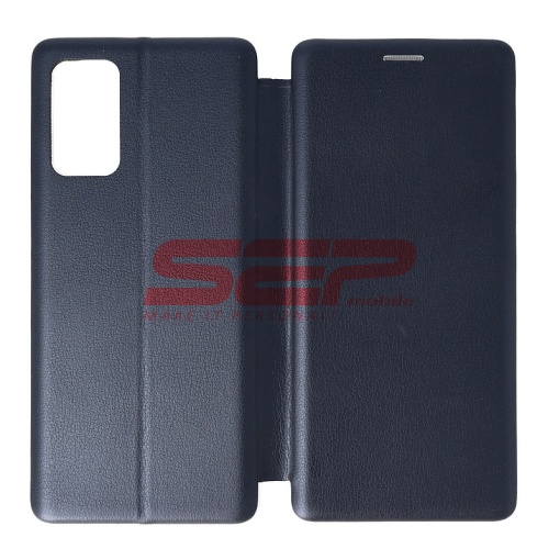 Husa FlipCover Round Samsung Galaxy Note 20 Midnight Blue