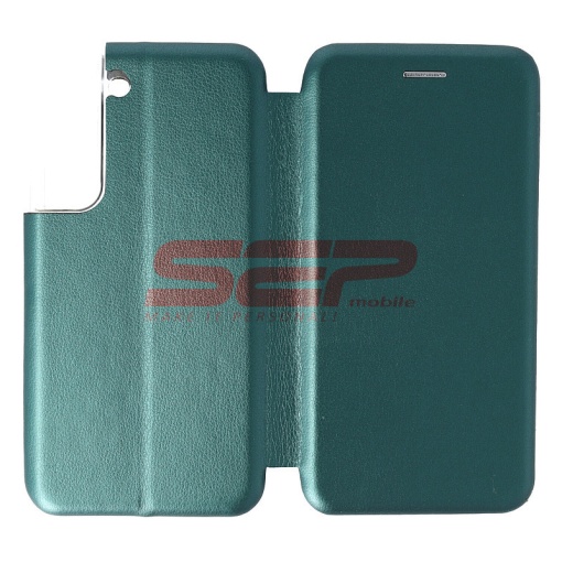 Husa FlipCover Round Samsung Galaxy S22 Sea Green