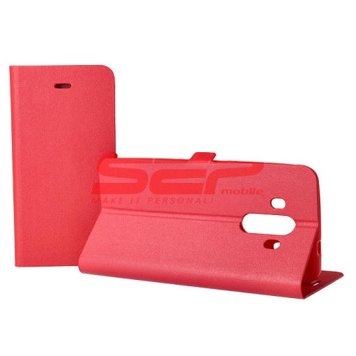 Husa FlipCover Stand Magnet Huawei Y6 II ROSU