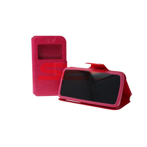 Husa FlipCover Stand Universal 4,5 - 4,8 inch PINK