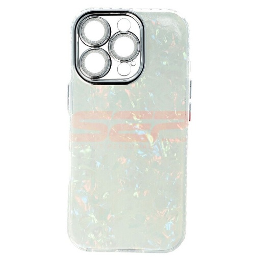 Husa silicon Aurora Shell Apple iPhone 16 Pro Max Diamonds Lens