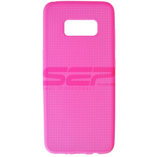 Husa silicon Mesh Case Samsung Galaxy S8 FUCHSIA