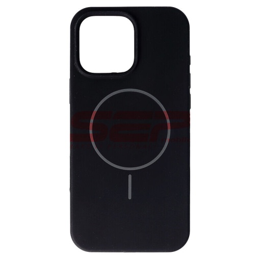 Husa Soft Silicone Magsafe Apple iPhone 16 Pro Max Black