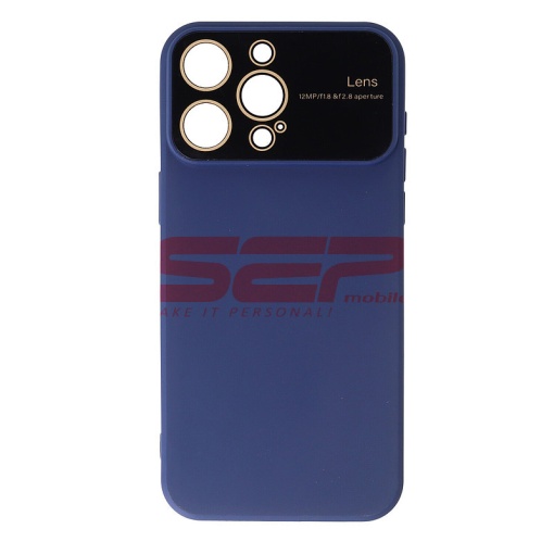 Husa TPU Camera Lens Apple iPhone 15 Pro Max Blue