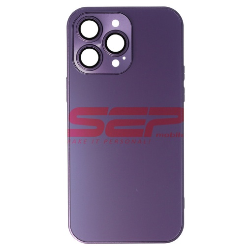 Husa TPU Frosted Glass Apple iPhone 14 Pro Max Deep Purple