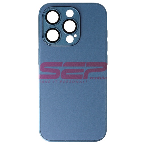 Husa TPU Frosted Glass Apple iPhone 15 Pro Blue