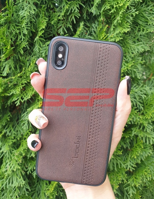 Husa TPU Leather bodhi. Apple iPhone 11 Pro Max Brown