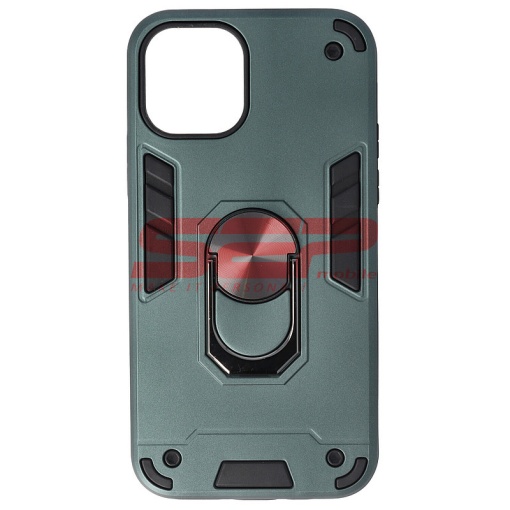 Husa TPU+PC Armor Ring Case Apple iPhone 11 Pro Max Midnight Green