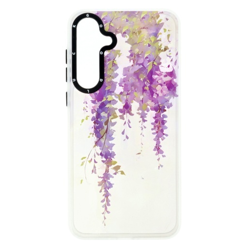 Husa TPU+PC Creative Case Samsung Galaxy A55 Wisteria Bloom