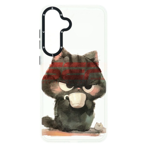 Husa TPU+PC Creative Case Samsung Galaxy S25 Plus Angry Cat