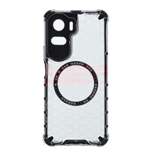 Husa TPU+PC Honeycomb Magsafe Honor 90 Lite Clear