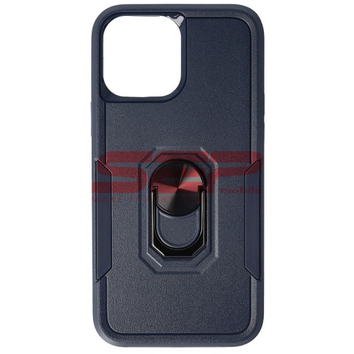 Husa TPU+PC Shockproof Ring Case Apple iPhone 13 Pro Blue