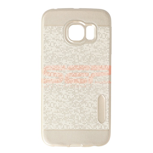 Husa TPU Water Cube Samsung Galaxy S6 Edge GOLD