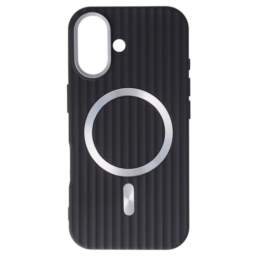 Toc TPU Magnetic Waves Apple iPhone 16 Black