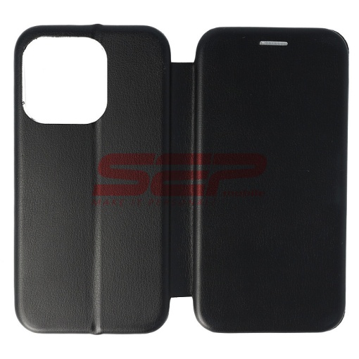 Husa FlipCover Round Apple iPhone 14 Pro Black