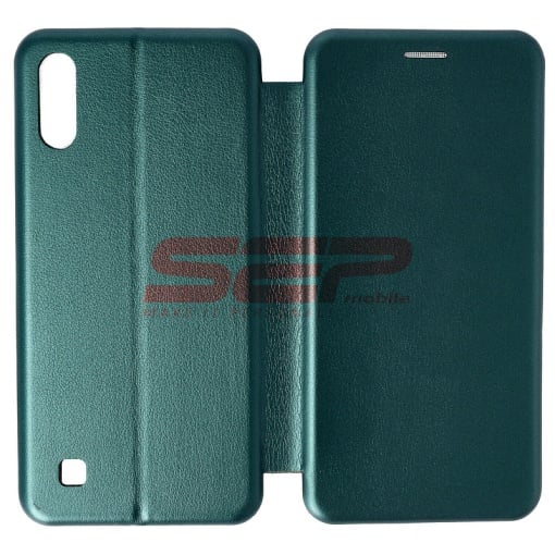 Husa FlipCover Round Samsung Galaxy A10 Green